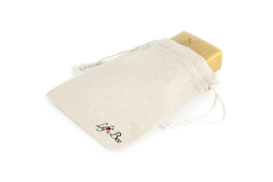 Cotton Soap & Cosmetics Bag