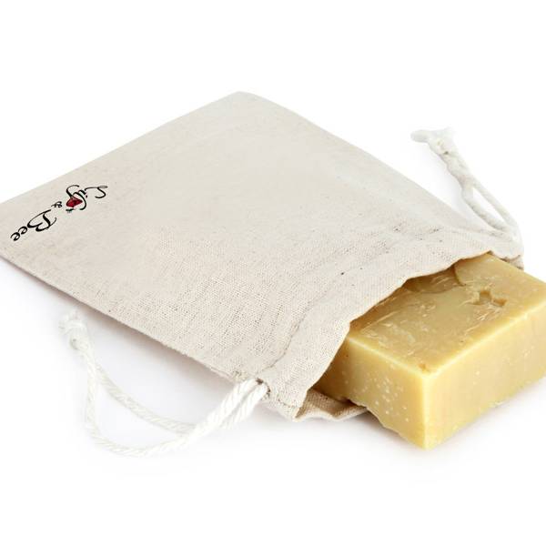 Cotton Soap & Cosmetics Bag